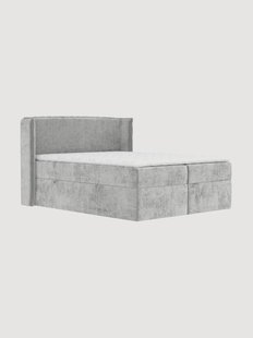 Handgemaakt chenille divan bed Skyline met opbergruimte, H3