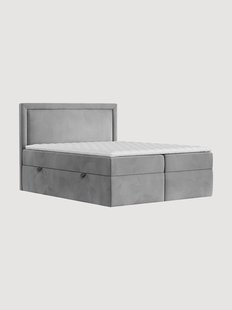 Handgemaakt fluwelen divan bed Rebecca met opbergruimte, H3