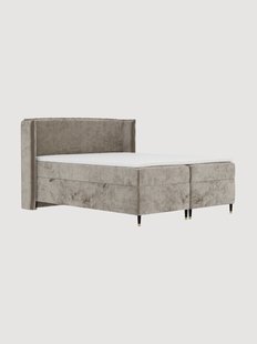 Handgemaakt chenille divan bed Segni met opbergruimte, H4