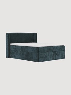Handgemaakt chenille divan bed Skyline met opbergruimte, H4