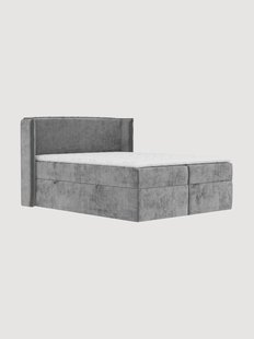 Handgemaakt chenille divan bed Skyline met opbergruimte, H4
