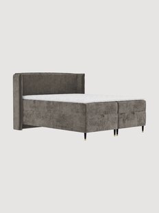 Handgemaakt chenille divan bed Monpelli met opbergruimte, H4