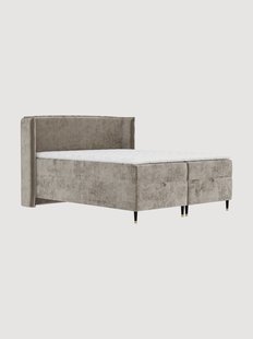 Handgemaakt chenille divan bed Monpelli met opbergruimte, H4
