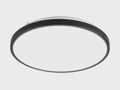 LIVARNO LED-badkamerlamp, Ø33 cm (Zwart)