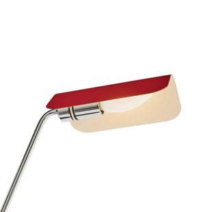 HAY bureaulamp Apex, rood, 38 cm, E14, staal
