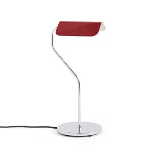 Apex tafellamp, rood, hoogte 38 cm, E14, staal - HAY - Woonkamer - Designer - Metaal - 1 lamp