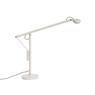 Fifty-Fifty LED bureaulamp, grijs, 45 cm, dimbaar - HAY - Werkkamer / Kantoor - Designer - Aluminium - 1 lamp