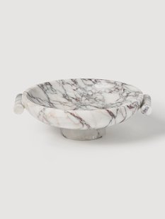 Decoratieve schaal Fossil van marmer