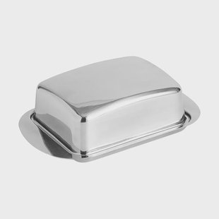 HAY Essential Steel boterbakje Roestvrij staal, 10x17 cm
