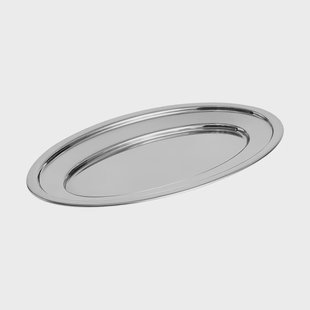 HAY Essential Steel serveerschaal Roestvrij staal, ovaal, medium