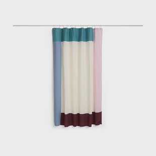 HAY Pivot douchegordijn 180x200 cm Multi roze