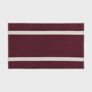 HAY Stripe badmat Bordeaux, 50x80 cm