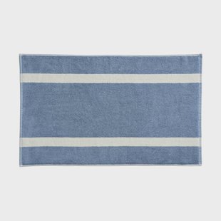 HAY Stripe badmat Dusty blue, 50x80 cm