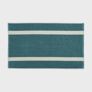 HAY Stripe badmat Petrol blue, 50x80 cm