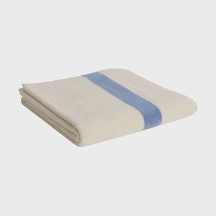 HAY Stripe handdoek Dusty blue, 70x140 cm