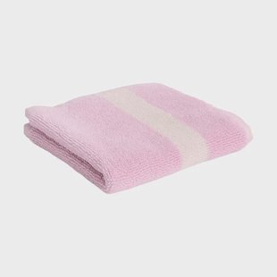 HAY Stripe handdoek Cool pink, 30x30 cm
