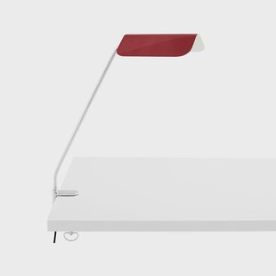 HAY Apex Clip bureaulamp Maroon red