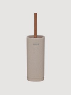 Toiletborstel Yuna met houder &amp; acaciahouten handvat