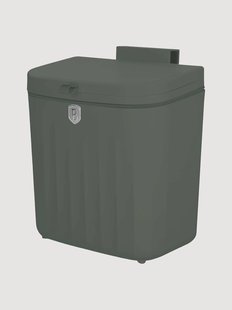 Hangende keukenafvalbak Matte Green, 7 L