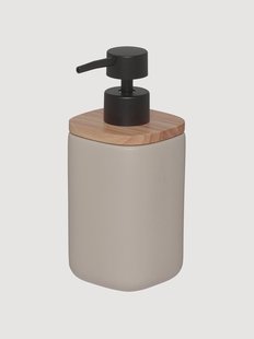 Zeepdispenser Mind met acaciahouten deksel