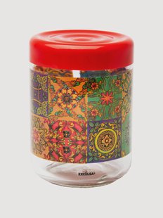 Glazen voorraadpot Trinacria, 0.8 L