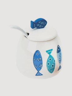 Suikerpot Vadans met lepel
