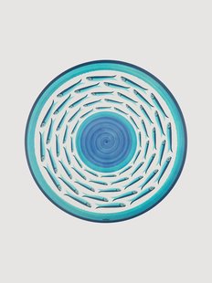 Ronde placemats Mediterraneo, 6-delig