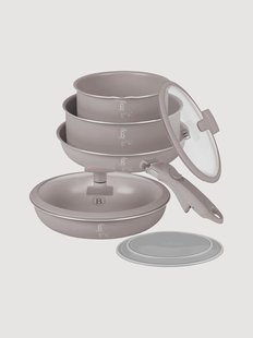 Kookset Taupe, 9-delig