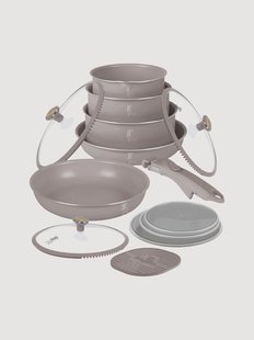 Kookset Taupe Nordic, 13-delig
