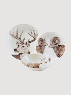 Serviesset Faune &amp; Flore, 3-delig