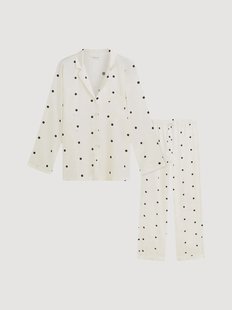 Zijden damespyjama Polkadots