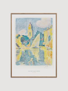 Ingelijste digitale print The port