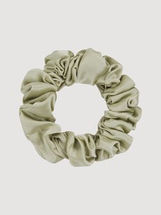 Zijden scrunchie Olive