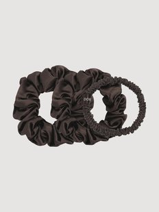 Zijden scrunchies Stripe, 3-delig