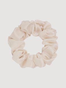 Zijden scrunchie Champagne