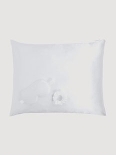 Zijden slaapset White L, 3-delig