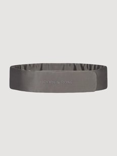 Zijden haarband Charcoal