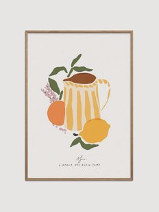 Ingelijste digitale print L'Amour des Beaux Jours