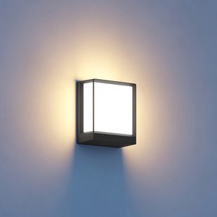 L 40 C LED buiten wandlamp, antraciet, 3.000 K - STEINEL L 40 C Bluetooth - Balkon - Metaal - Hoekig