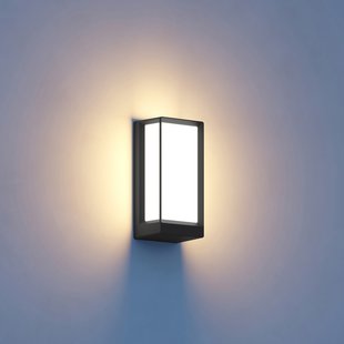 L 42 C LED buiten wandlamp, antraciet, app, IP54 - STEINEL L 42 C Bluetooth - Metaal - Hoekig