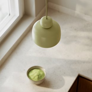 Stone hanglamp Small, groen, metaal, Ø 16 cm - Woud - Keuken - Designer - 1 lamp