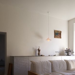 PH 5 320 hanglamp, opaal-rosé, E14, polymeer - Louis Poulsen - Eetkamer - Designer - Kunststof - 1 lamp