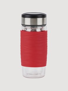 Glazen theemok Man met zeef, 400 ml
