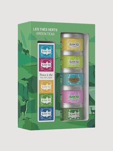 Biologische theegeschenkset Organic Green, 6-delig