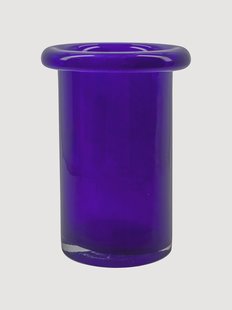 Handgemaakte glazen vaas Buck, H 23 cm