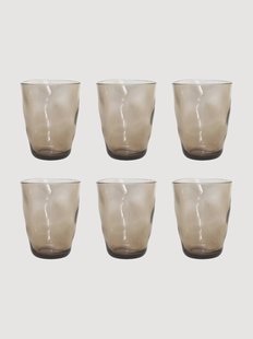Glazen Wavy, 6-delig