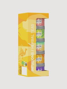 Biologische theegeschenkset Herbal, 5-delig