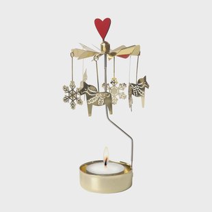 Pluto Design Christmas horse engelspel Goud