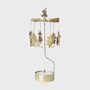 Pluto Design Mumin familie engelspel XL Goud
