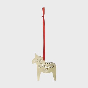 Pluto Design Christmas horse 3D kersthanger Goud
